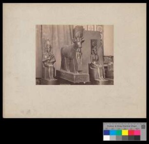 Osiris, Hathor et Isis.