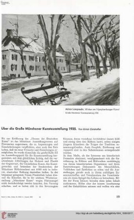 50: Über die große Münchener Kunstausstellung 1935