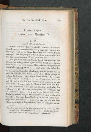Viertes Kapitel. Jesus als Messias