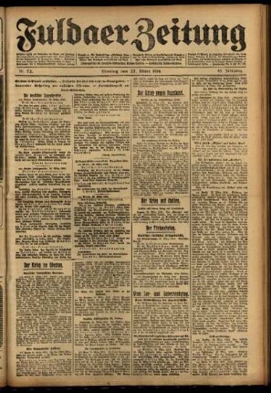 Ausgabe vom Montag, den 27. März 1916.