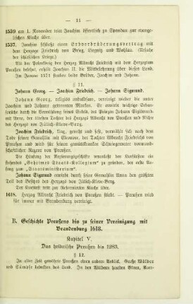 B. Geschichte Preußens bis zu seiner Vereinigung mit Brandenburg 1618