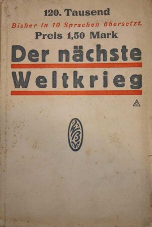 "Der nächste Weltkrieg", 1916