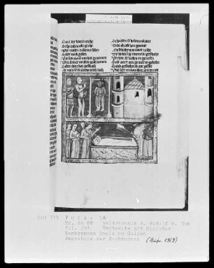 Rudolf von Ems, Weltchronik — ---, Folio 291rectoMiniatur