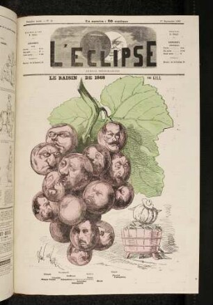 Le raisin de 1868, par Gill