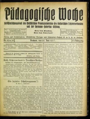 ¬Ein¬ soziales Schulprogramm