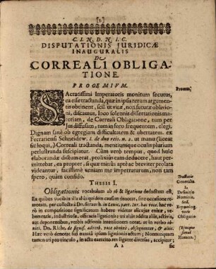 Disputatio Inauguralis De Correali Obligatione