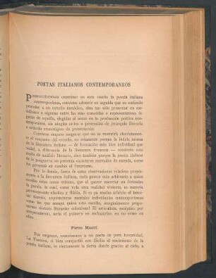Poetas italianos contenporáneos
