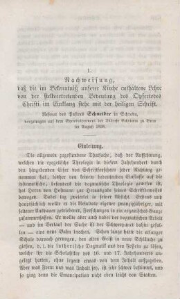 625-708 Nachweisung, daß die im Bekenntniß unserer Kirche enthaltene Lehre von der stellvertretenden Bedeutung des Opfertodes Christi im Einklang stehe mit der heiligen Schrift