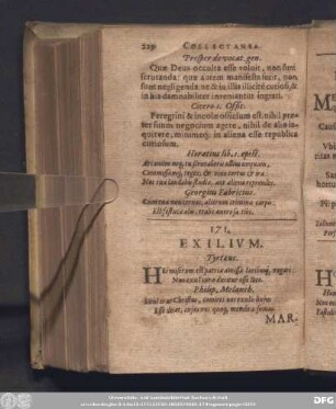 171. Exilium.