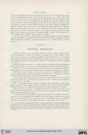 Notre procès