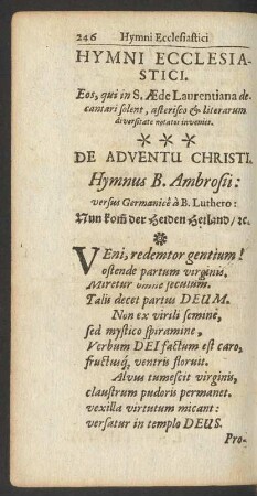 Hymni Ecclesiastici.