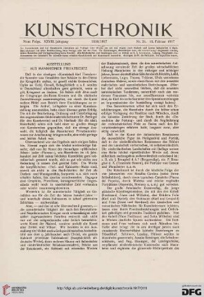 Heft 21 (16. Februar 1917)