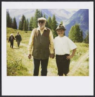 Wolfram Siebeck auf der Alm Galtür