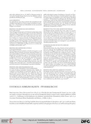 Ehemals Asmushausen, Pfarrkirche