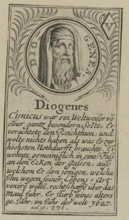 Bildnis des Diogenes