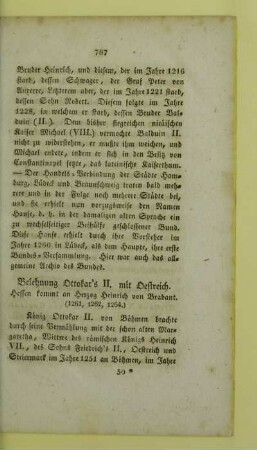 Belehnung Ottokar's II. mit Oestreich