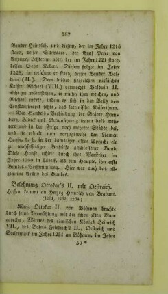 Belehnung Ottokar's II. mit Oestreich