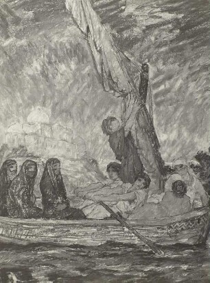 Orientalisches Segelboot