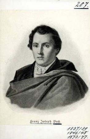 Buß, Franz Joseph von, Zentrum