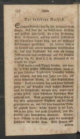 Der kräftige Bassist