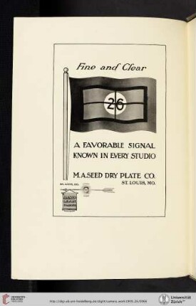 M. A. [Miles Ainscoe] Seed Dry Plate Co. [Plates]