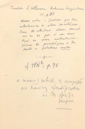 19, También S. Ullmann, Archivum Linguisticum