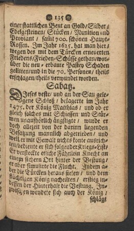 Sabatz - Stuhlweissenburg