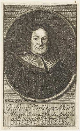 Bildnis des Gustav Philippus Mörl