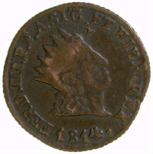 Münze, Grano, 1814
