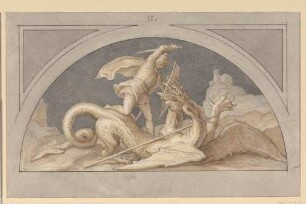 Siegfrieds Taten II: Siegfried tötet den Drachen