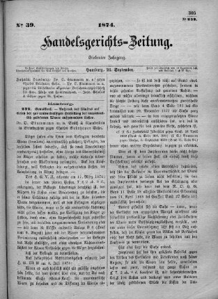 No. 39. 26. September 1874