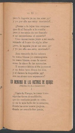 En memoria de las víctimas de Iquique : (Música de "La Ausencia")