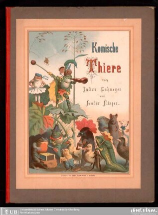 Komische Thiere : ein lustiges Bilderbuch