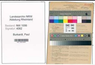 Entnazifizierung Paul Burkardt , geb. 16.09.1891 (Finanzbeamter)