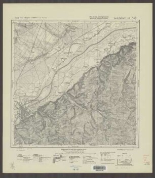 559 Landshut ost ; Topographische Karte von Bayern 1:25.000 [Positionsblätter]
