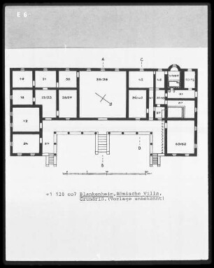 Römische Villa, Grundriß