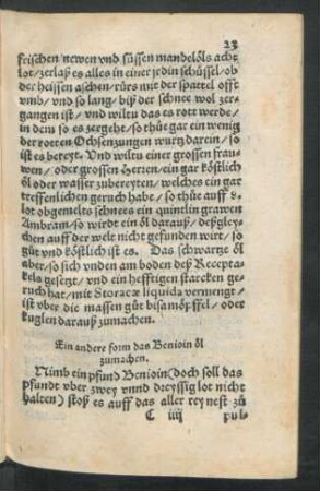 Ein andere form das Benioin öl zumachen.