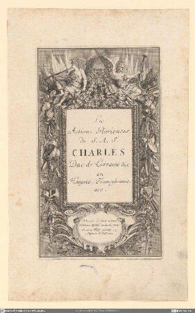 Les Actions Glorieuses de S.A.S. Charles ...