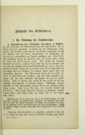 1. Die Gründung des Frankenreiches