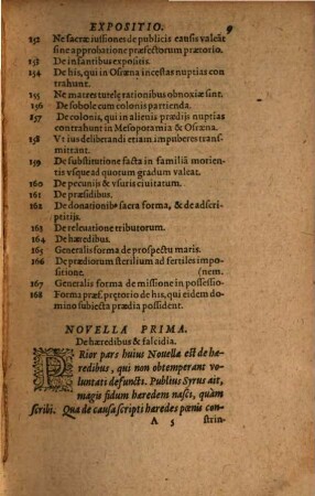 Novellarum Constitutionum Impp. Justiniani Expositi
