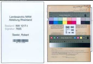 Entnazifizierung Robert Seeler , geb. 02.06.1896 (Kriminalbeamter)