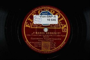 "Figaros Hochzeit" : 2. Akt, Finale (3. Teil): Weiß du nicht, mein edler Figaro / (Mozart)