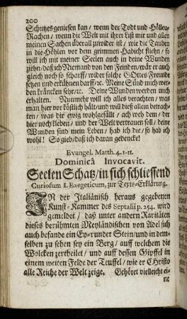 Evangel. Matth. 4. 1-11. Dominica Invocavit.