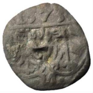 Fundmünze, Pfennig (einseitig), 1573