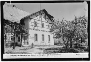 Ferienheim der Sachsenverlage Ebenheit bei Königstein