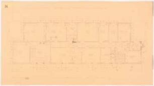 Herrenhaus Hohenborn bei Kassel Umbau: Grundriss Obergeschoss 1:50