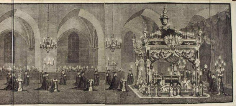 Leichenpredigten zu Mitgliedern der Familien Gyldenløve, Gross, Grüninger, von Grünthall und Gruner