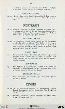 Divers (Nr. 125-126)