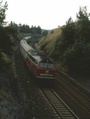Martinlamitz Lok 218 215 Eilzug
