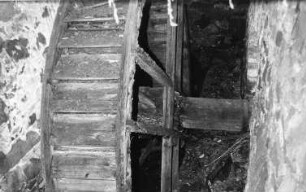 Wilsdruff-Limbach. Limbacher Mühle bei Birkenhain, Wasserrad